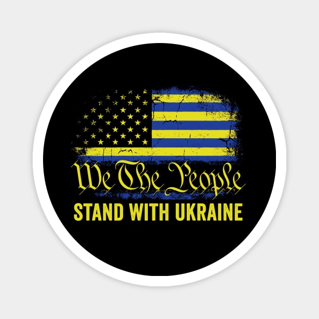 I Stand With Ukraine We The Poeple Magnet by Hawenog